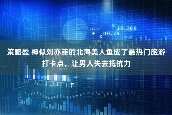 策略盈 神似刘亦菲的北海美人鱼成了最热门旅游打卡点，让男人失去抵抗力